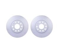 2 Disques de Frein Aéré Internement Ø 65 MM 24,9 HELLA Convient pour Etc Audi A3
