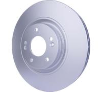 2 disques de frein avant HELLA pour KIA ASLAN GRANDEUR