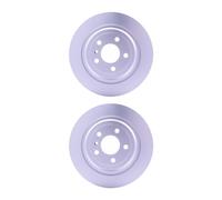 2 Disques De Frein Plein Ø 67 Mm 14 Mm HELLA Compatible Avec Entre Autres MB GLE