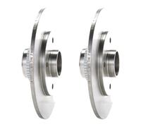 2 Disques De Frein Pleins BOSCH Ø 238 Mm Avec Anneau Capteur ABS