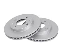 2 Disques de Frein Ventilé Ø 256 MM 24 MM A. B. S. pour U. A.Mitsubishi Espace