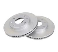 2 Disques de Frein Ventilé Ø 257 MM 24,5 MM A. B. S. pour U. A.Hyundai Sonata