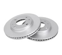 2 Disques de Frein Ventilé Ø 257 MM 24 MM A. B. S. pour U. A.Hyundai Lantra