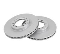 2 Disques de Frein Ventilé Ø 276 MM 24 MM A. B. S. pour U. A.Mitsubishi Pajero