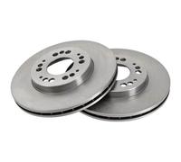 2 Disques de Frein Ventilé Ø 276 MM 24 MM A. B. S. pour U. A.Mitsubishi Space