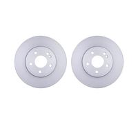 2 Disques De Frein Ventilés Ø 67 Mm 24 Mm HELLA Pour Entre Autres MB