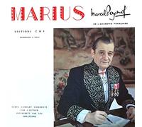 2 Disques Vinyle LP 33 tours - Edition CMF - MARIUS (Marcel Pagnol) - Version Luxe - Texte complet commenté par l'auteur et interptété par les acteurs - Raimu, Pierre Fresnay, Orane Demazis, Alida Rouffe, Maupi, Delmont, Mihalesco, Charpin, Dullac, Vattier et Mouries, Vilbert : La leçon de bistrot, Le retour de Monsieur Brun, Je sors, Pauvre Félicité, Je t'aime bien papa, La partie de cartes, Le petit déjeuner et l'histoire de Zoé