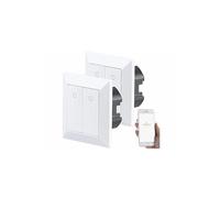 : 2 double interrupteurs connectés avec commande vocale LHC-52