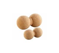 Newgen Medicals 2 doubles balles de massage et d'exercice en liège Ø 6,5 et 8 cm