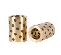 2 douilles autolubrifiantes en graphite sans huile type JDB, diamètre intérieur 12 mm, diamètre extérieur 16 mm, douilles industrielles,12x16x30mm