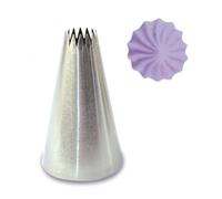 2 douilles pâtisserie inox - cannelée