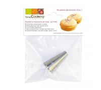 2 douilles pâtisserie inox - Macarons Scrapcooking