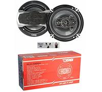 2 DS18 SLC-N65X coaxiaux 4 Voies 16,5 cm 165 mm 6,5" 50 Watts rms 200 Watts Max 4 ohm 84,9 DB Suspension Gomme, la Paire + 3 Stickers Cadeau