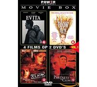 2 DVD -4 FILMS -EVITA/COUPE DE PEIGNE/NAUFRAGE SUSPECT/LIES PAR LE SANG -