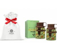 2 eaux de parfum Odyssey Dubai Chocolat Armaf de 100 ml avec sac cadeau