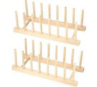 2 Egouttoir Vaisselle en Bois 7 rangements Vendos85