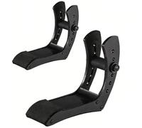 2 Electric Guitar Holder Acrylic Guitar Stand with 6 Adjustable Positions and Soft Sponge Pads for 35-55mm Thickness Leg