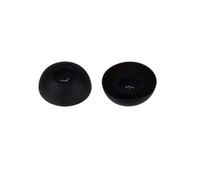 2 Embouts Auriculaires de Remplacement pour Samsung Galaxy Buds3 FE Manchon de Protection en Silicone Oreillette S/M/L dans Les Oreillettes (L Black)