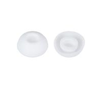 2 Embouts Auriculaires de Remplacement pour Samsung Galaxy Buds3 FE Manchon de Protection en Silicone Oreillette S/M/L dans Les Oreillettes (S White)