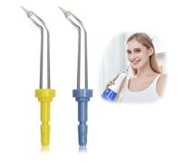 2 embouts de rechange pour Waterpik hydropulseur dentaire - Têtes de rechange pour enlever la plaque parodontale - Outils de nettoyage dentaire