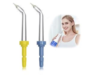 2 embouts de rechange pour Waterpik hydropulseur dentaire - Têtes de rechange pour enlever la plaque parodontale - Outils de nettoyage dentaire