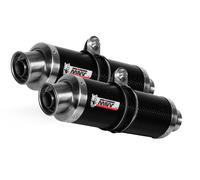 2 Embouts De Silencieux MIVV GP CARBONE KAWASAKI Z1000 2003 2004 2005 2006