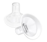 2 embouts d'insertion 14 mm souples, angle d'ouverture élargi de 106°, bord souple, Compatible avec Medela PersonalFit, Freestyle, Maxflow, Freestyle Flex, Swing Maxi