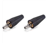 2 embouts pour nettoyeur haute pression, buse turbo rotative avec raccord rapide 1/4 pouce, 2000 PSI, orifice 2,5