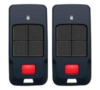 2 émetteurs de garage compatibles avec Crawford Entrematic et Normstahl 433 MHz, codage Rolling Code, RCU 433-4K, EA433 2KM, Magic, Ultra, Télécommandement universel pour porte de garage