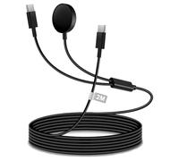 2 en 1 2M Chargeur Montre pour Samsung Galaxy Watch Ultra/Watch 7/Watch 6/6 Classic/6 Pro/Watch 5/5 Pro/4/3/Active 2, Câble Chargeur Smartwatch avec Câble USB C pour Samsung Galaxy S25 S24 S23 S22 S21