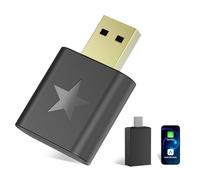 2 en 1 Adaptateur CarPlay sans Fil & Android Auto sans Fil,BEVA 2026 Mise à Niveau Carplay Dongle Von Wired Auf Wireless, pour iOS 10+/Android 10+, Pas de Latence, USB A/C Plug & Play, Mini & Stable