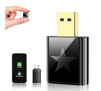 2-en-1 Adaptateur CarPlay sans Fil, Compatible avec Apple CarPlay & Android Auto, Passez du Câblé au sans Fil, Plug & Play, Connexion Rapide, sans Latence, Design Compact et Élégant