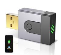 2-en-1 Adaptateur CarPlay sans Fil, Compatible avec Apple CarPlay & Android Auto, Passez du Câblé au sans Fil, Plug & Play, Connexion Rapide, sans Latence, Design Compact et Élégant