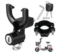2 en 1 Antivol de casque Crochet de sécurité pour casque de moto Crochet de verrouillage de moto Sécurité Crochet de casque résistant à la fraude Crochet de casque de vélo universel Antivol de casque