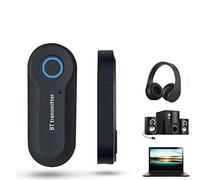 2 en 1 Bluetooth 5.0 émetteur-récepteur TV PC haut-parleur de voiture 3,5 mm Hifi Musique Audio Adaptateur/casque de voiture/appareil stéréo domestique Mini adaptateur Bluetooth portable 3,5 mm