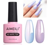 2 En 1 Brillant Perle Top Coat Vernis ¿¿ Ongles Gel Semi Permanent Nacr¿¿ Glitter Finish No Wipe Top Coat Longue Dur¿¿E 10ml - 05