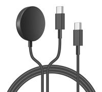 2 en 1 Câble Chargeur Montre pour Samsung Galaxy Watch 7/Ultra/Watch 6/6 Classic/5 Pro/4 Classic/3/Active 2, Chargeur Smartwatch 2M USB C Câble pour Samsung Galaxy S24/S23/S22/S21