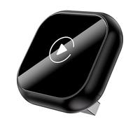 2 en 1 Carplay Voiture pour BYD Yuan Plus 2022 2023 2024, Passez du Câblé au sans Fil Plug & Play Connexion Bluetooth Stable sans Latence Carplay sans Fil,A Black