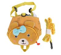 2 en 1 ceinture pour bébé bébé Anti perte sac à dos marche ceinture de sécurité harnais bambin rênes sangle sac à dos pour les tout-petits(Bear)