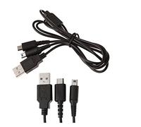 2 en 1 chargeur USB pour Nintendo DS Lite, DSi, 3DS, DSi XL, 3DS XL, 2DS