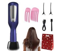 2 En 1 Coupe Fourche Cheveux,Appareil D'éLimination Des Fourches Avec Affichage Led,Rechargeable Par Usb Coupe Fourche Cheveux éLimine Les Pointes Fourchues Et Les Cheveux AbîMéS (Violet)