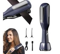 2 En 1 Coupe Fourche Cheveux avec Ions Négatifs, Split End Removal Device Cordless, Élimine les Pointes Fourchues et les Cheveux Abîmés, Rechargeable Par USB (Bleu)