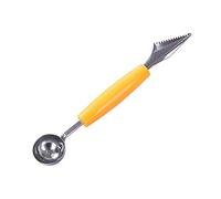 2 en 1 creuser cuillère bricolage assortiment boule fruits outil pastèque Melon fruits sculpture Gadge couteau cuisine accessoires cuillère
