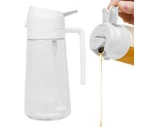 2 En 1 Distributeur D'huile- 2 Poulains De Cuisson En 1, 470 Ml De Cuisine Monsieur | Double Fonction Spray Verser Design, Air Fryer Salad Frying Use, Barbecue Essential, Healthy Food Préparati