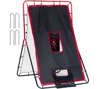 2 en 1 Filet de rebond Multisport Baseball Softball Pitchback 914x1372mm - Robuste et polyvalent - Idéal pour l'entraînement et les loisirs