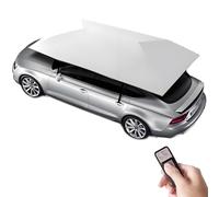 2 en 1 Housse de Tente Automatique Voiture et Parapluie Extérieur Pliable Auvent Mobile Protège Berline SUV du Soleil Pluie Poussière
