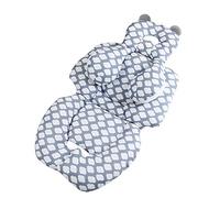 2 en 1 Insert de Siège Auto pour Bébé, Soutien Tête Cou Corporel pour Bébé en Coton pour Poussette Coussin, Videur & Balançoire | Chaud Cosy Oreiller et Souple Confortable Coussin Réducteur - Nuage