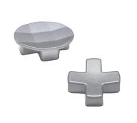 2 en 1 Jeu de D-Pad en Métal pour Xbox Elite Series 2 Contrôleur, Pièces de rechange Kit Bouton Directionnel pour Xbox Controller Series 2 Core/Elite Series 2 Controller (Argent)