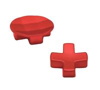 2 en 1 Jeu de D-Pad en métal pour Xbox Elite Series 2 Controller, pièces de rechange Kit Bouton Directionnel pour Xbox Controller Series 2 Core/Elite Series 2 Controller, Couleur : Rouge