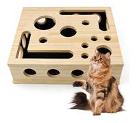 2 En 1 Jouet Interactif Pour Chat Jeu Chat Interactif Griffoire A Chat Pour Griffes Boîte À Ongles Pour Chat Contenant Du Pa[CA125]